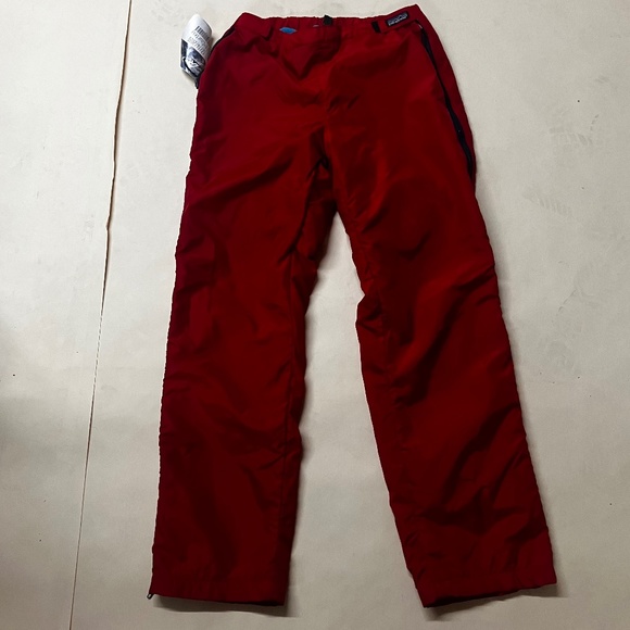 Patagonia Pants - Patagonia, deep, red insulated pants